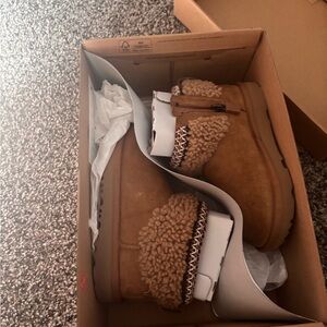 UGG Tan Shearling Boots